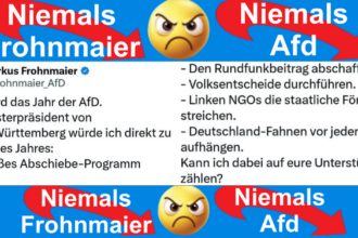 Niemals Frohnmaier niemals AfD