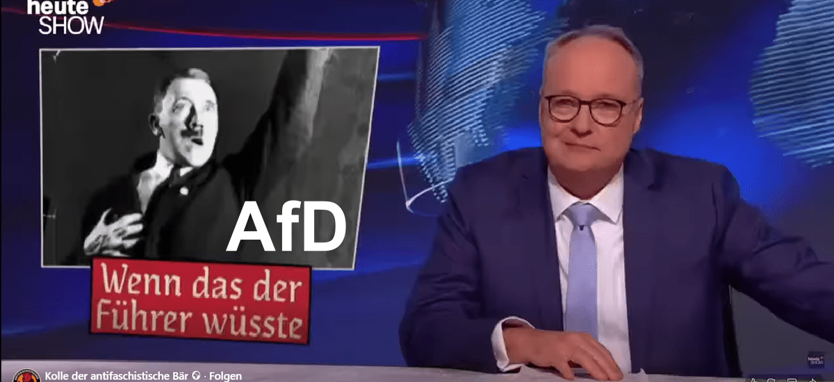 Satire. ZDF lässt Hitler die AfD zerlegen
