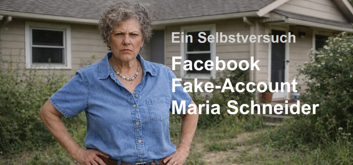 KI‑Titelbild für einen fiktiven Facebook‑Account