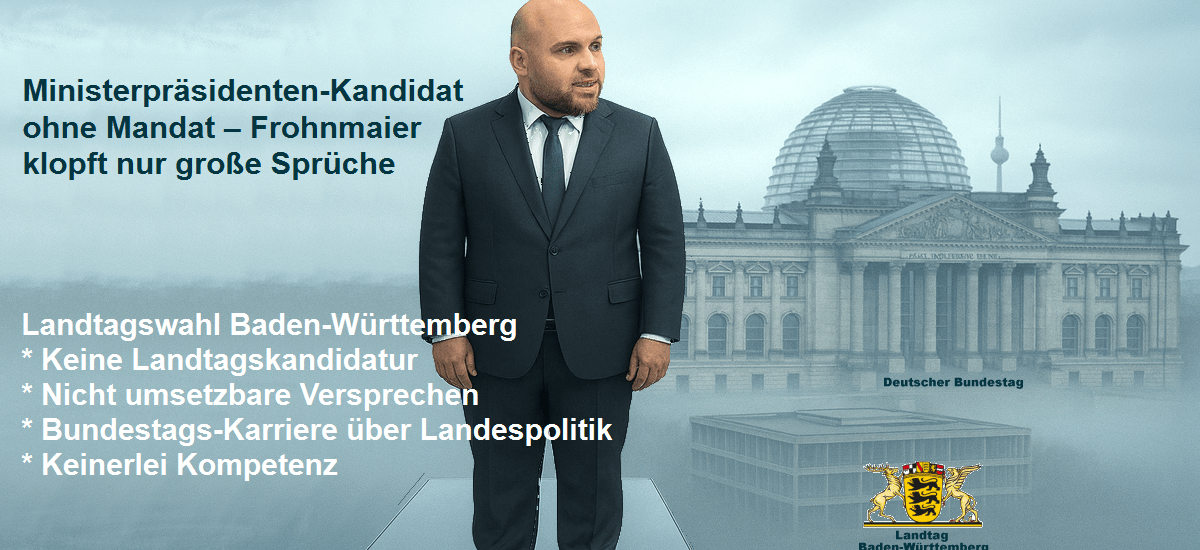 Markus Frohnmaier – Ministerpräsidenten-der Kandidat, der nicht kandidiert