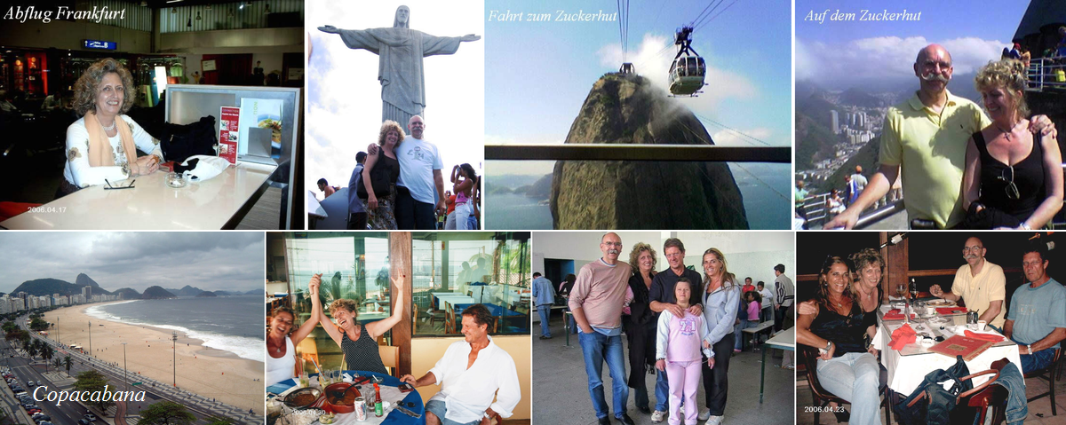 2006 zum ersten mal Flug nach Brasilien