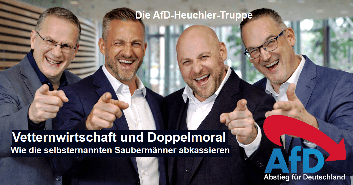 AfD: Vetternwirtschaft und Doppelmoral – Wie die selbsternannten Saubermänner abkassieren