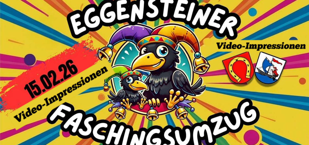 Faschingsumzug 2026 in Eggenstein-Leopoldshafen – bunte Wagen und fröhliche Narren ziehen durch die Straße