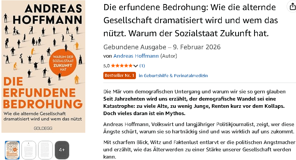 SWR1 Leute Radiosendung – Interview über die Zukunft des deutschen Rentensystems mit Andreas Hoffmann. Das Buch von Andreas Hoffmann: Die erfundene Bedrohung.