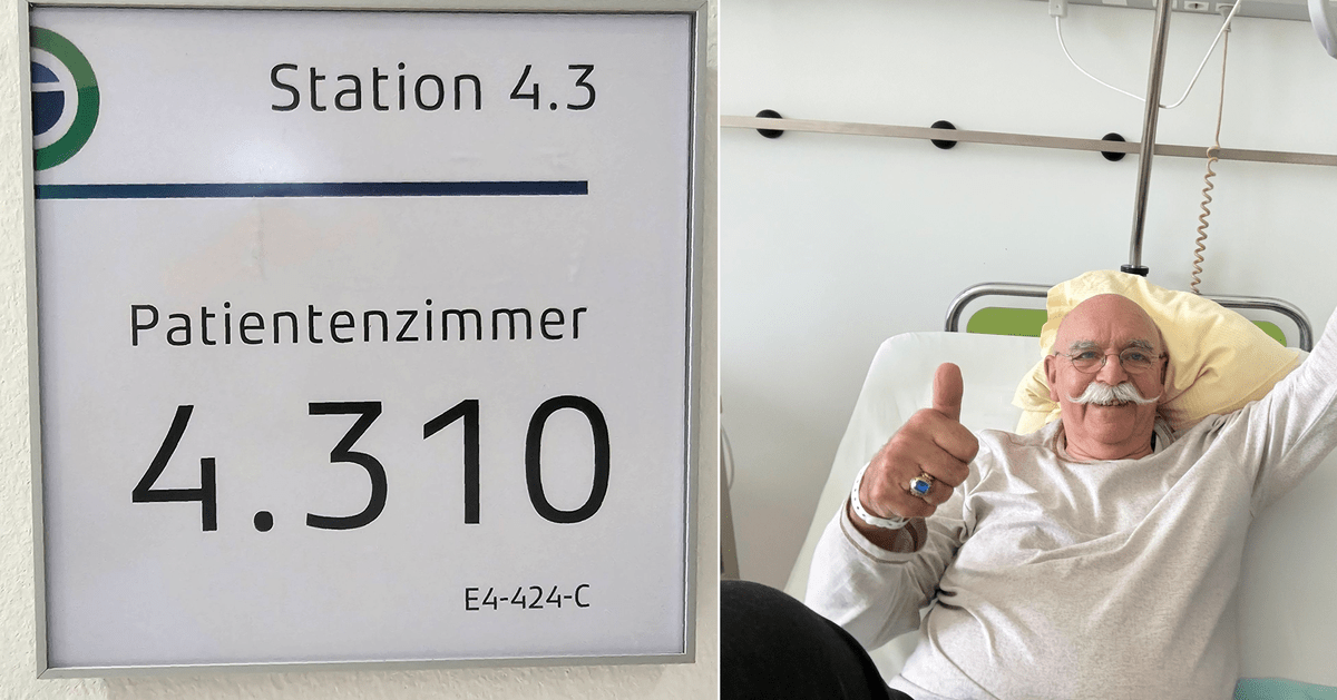 Dankesbrief an Professor Dr. Drognitz und das Team der Station 4.3 der ViDia Klinik Karlsruhe nach erfolgreicher Leistenbruch-Operation im Mai 2026
