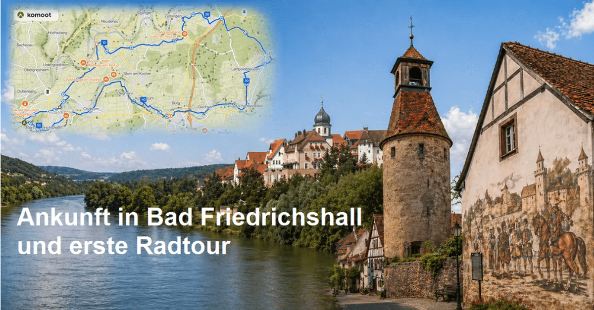 Ankunft Bad Friedrichshall, erster Tourtag