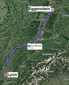 Start unserer Radtour entlang der Rhône: Von Lyon in mehreren Etappen bis Montpellier – unterwegs bei großer Hitze im Juni
