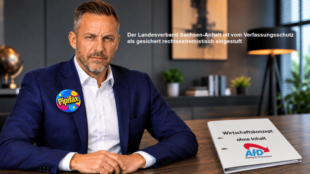 Der Landesverband Sachsen-Anhalt der AfD ist vom Verfassungsschutz als gesichert rechtsextremistisch eingestuft 