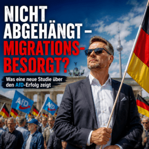 AfD-Kundgebung als Symbol für die Sorge vor Zuwanderung und den AfD-Erfolg